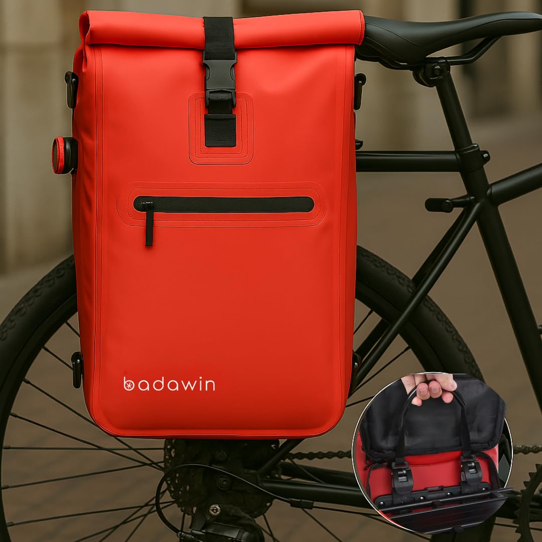 Sacoche De Guidon BADAWIN 3L – Imperméable, Bandoulière Amovible, Pour Vélo Et Trottinette