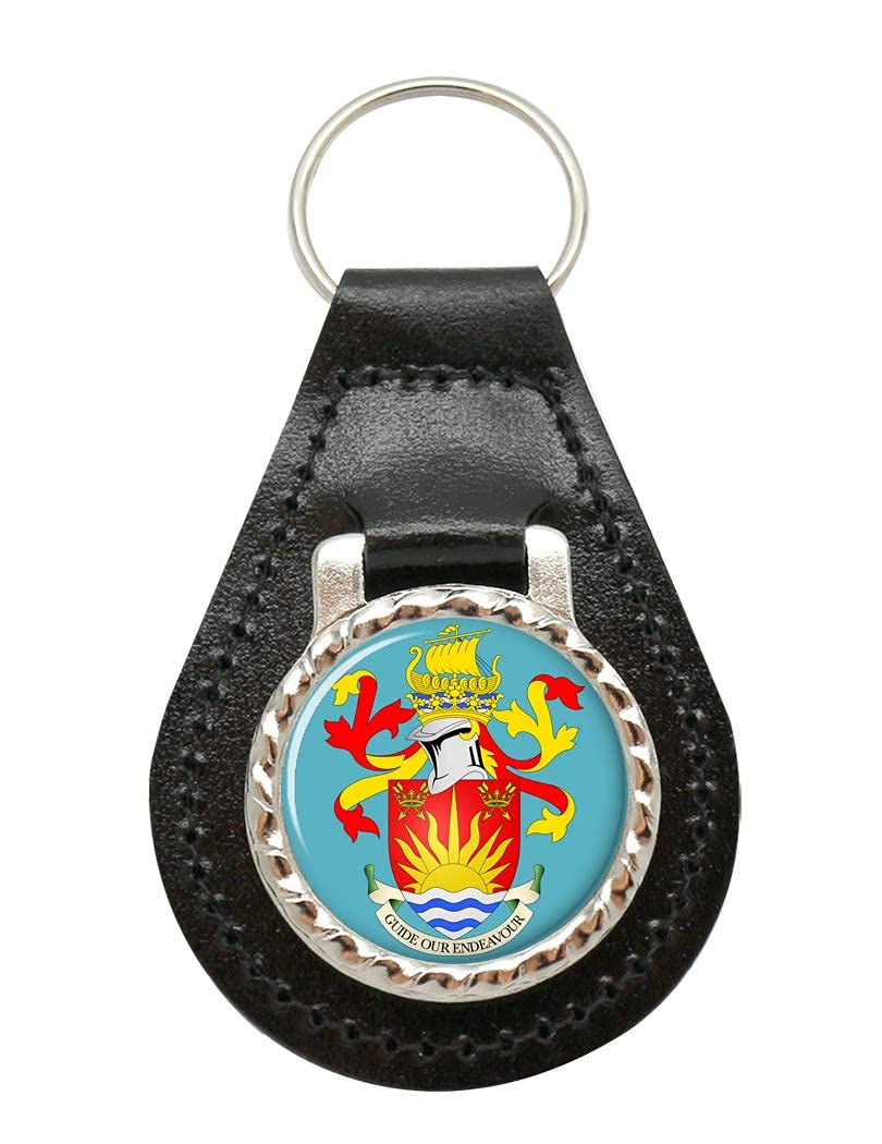 Suffolk (England) Leather Key Fob