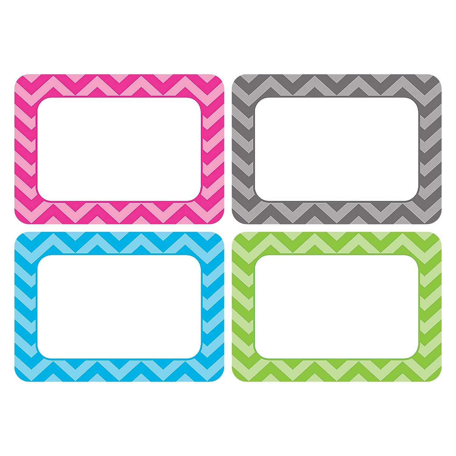 Porte-noms Chevron Assortis pour Identification Élèves en Classe - 2