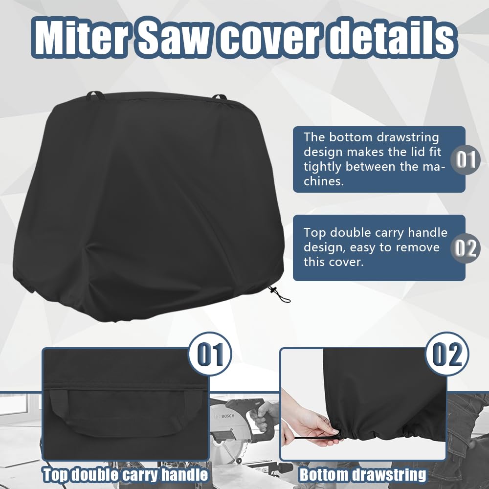 Heavy Duty Oxford Cloth Engine Dust Cover Fits Lawnmowers At 44x32 5cm - View #2