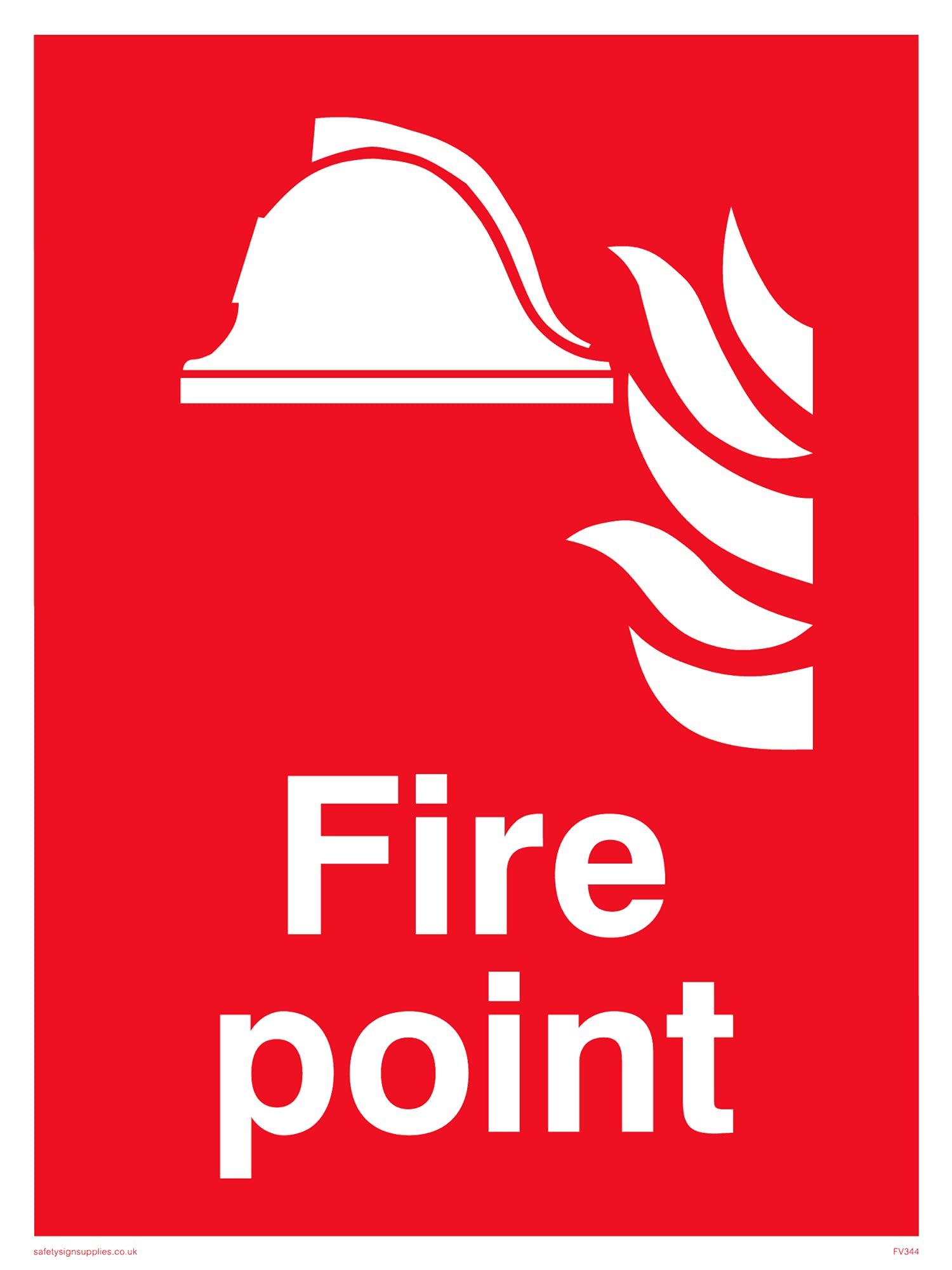 Pack of five - Fire Point Sign - 150x200mm - A5P