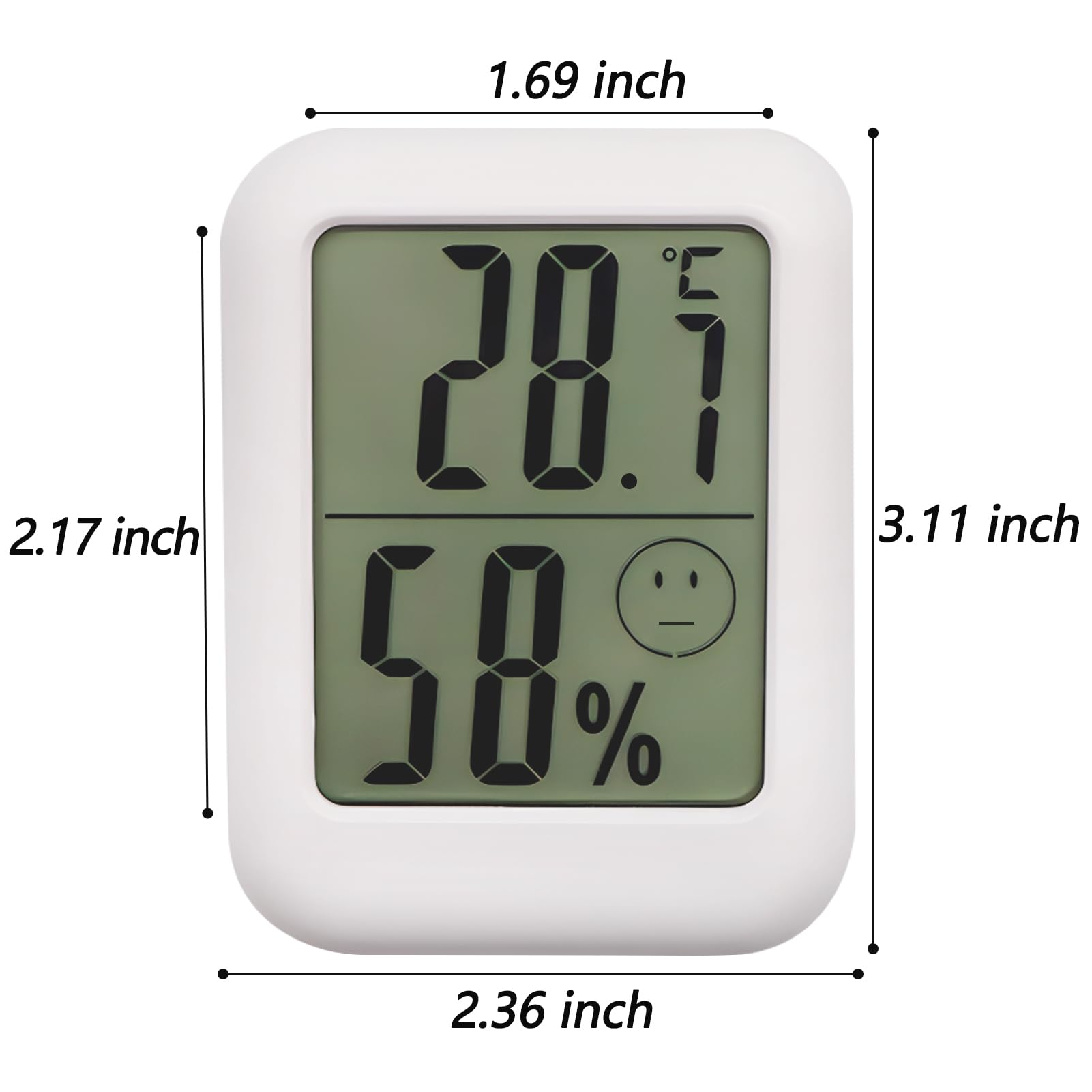 Amazon.co.jp: デジタルルーム温度計 室内温度計 湿度計 温度湿度計