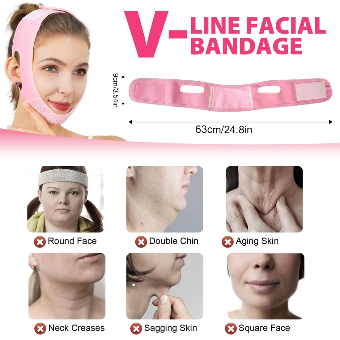 RAMGLYO 1 Pcs chin strap for sleeping Chin Lift Mask,face lift strap,double chin reducer - Image 2