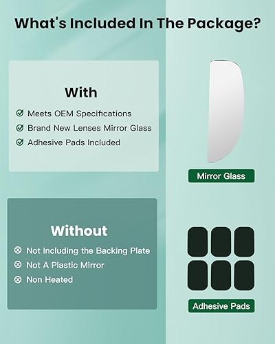 Miniatura 3 de SCITOO Espejo lateral de repuesto para Ford F-250 F-350 F-450 F-550 Super Duty 2000-2005 para Ford Excursion, espejo lateral inferior izquierdo