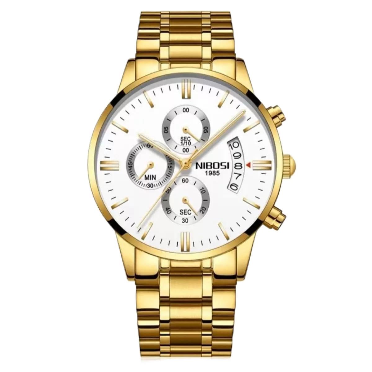 Relógio Masculino Nibosi 2309 Analógico Cronógrafo Funcional Original Ponteiro Luminoso Data em promoção! Veja a oferta e mais achadinhos de Relógios de pulso 9 Hoje é o melhor dia para comprar Relógio Masculino Nibosi 2309 Analógico Cronógrafo Funcional Original Ponteiro Luminoso Data com aquele preço maroto! Promoção! Aproveite a oferta! 9