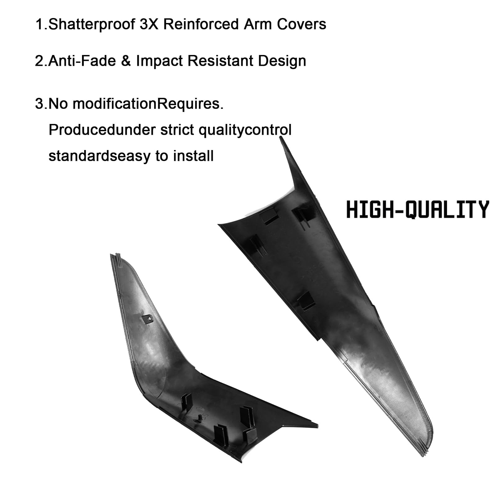 Driver Side Black Door Mirror Arm Cover For 2018-2023 Freightliner Cascadia – KARPAL Direct Fit