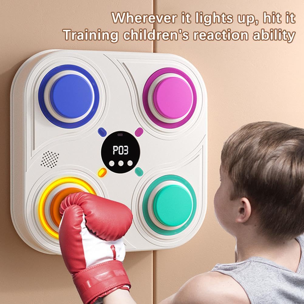 Allenatore di con Musica Bluetooth per Bambini, Bersaglio Elettronico da Parete per, Macchina per Antistress