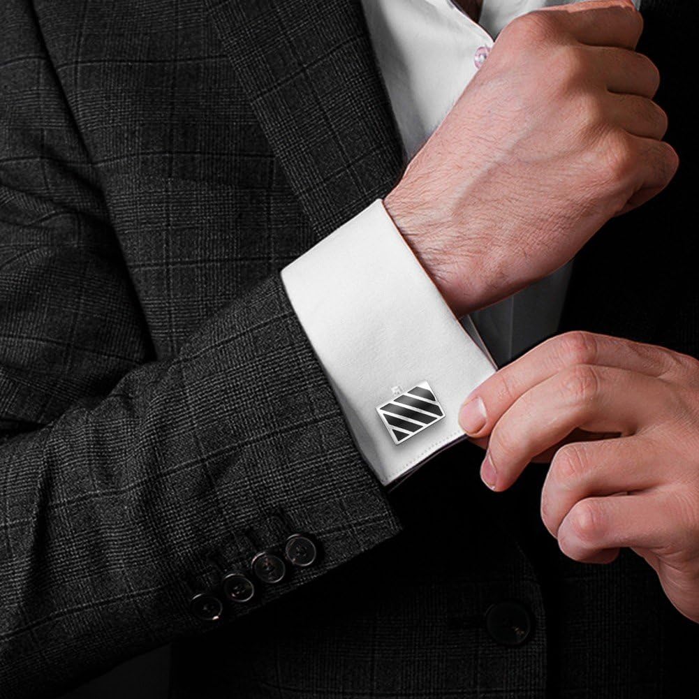 4 pary/zestaw spinki do mankietów zestaw modna koszula spinki do mankietów klasyczna koszula biznesowa spinki do mankietów eleganckie smokingowe spinki do mankietów na ślub biznes