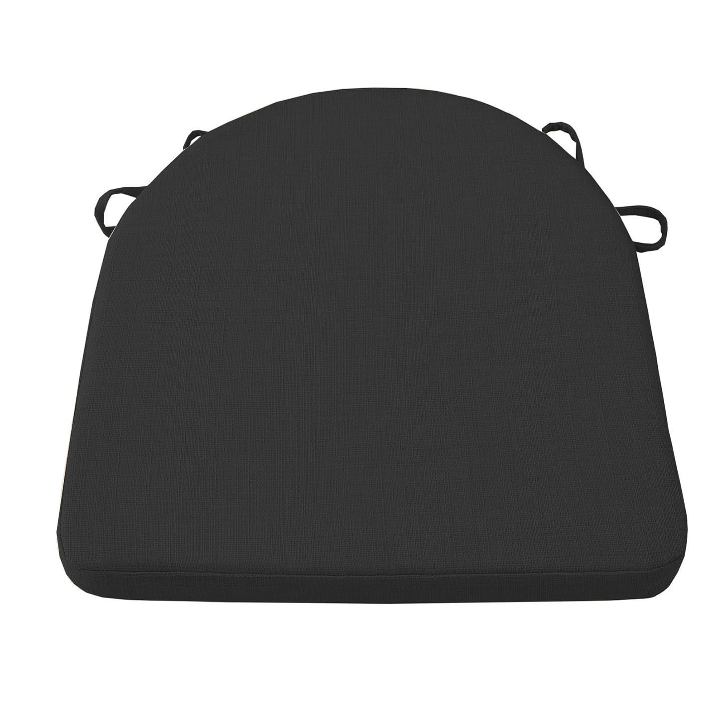 ping bu Thick Garden Cushion U Shape Chair Seat Pad,Soft U-Shaped Dining Seat Cushion Garden Cushions Pads for Office/Home/Indoor/Outdoor (40 * 40 * 8cm,Black)