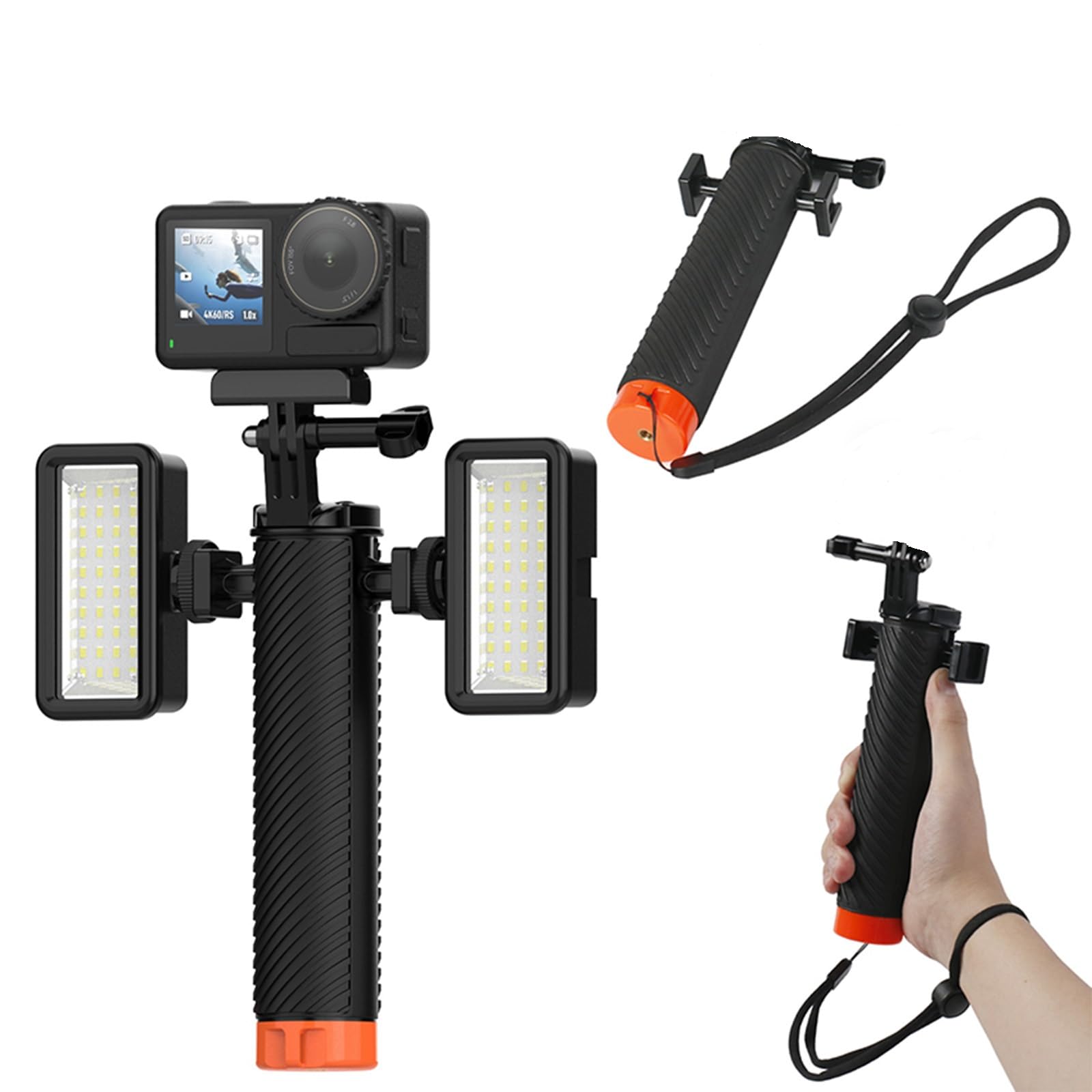 Impugnatura Galleggiante Gialla Per GoPro - Hand Grip Galleggiante Per Sport Acquatici E Immersioni - Foto 7