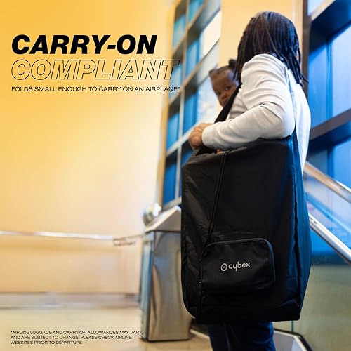 Miniatura 7 de Cybex Libelle - Cochecito de bebé con bolsillo de viaje, ligero, de mano para avión con reclinación con una sola mano, compatible con asientos de