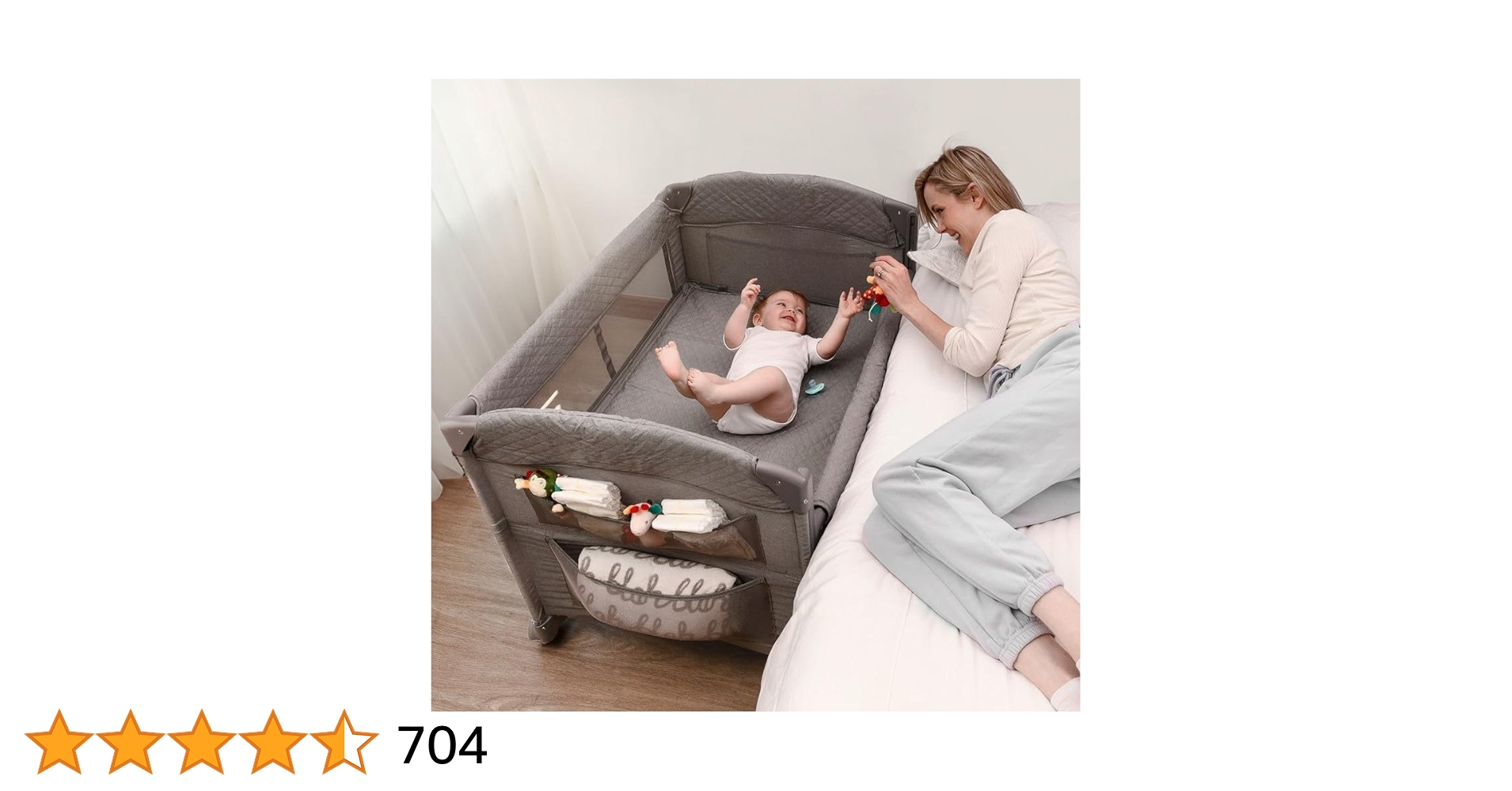 Babu♩ Amazon.com: KOOLABABY Baby Bedside Sleeper - Bassinet