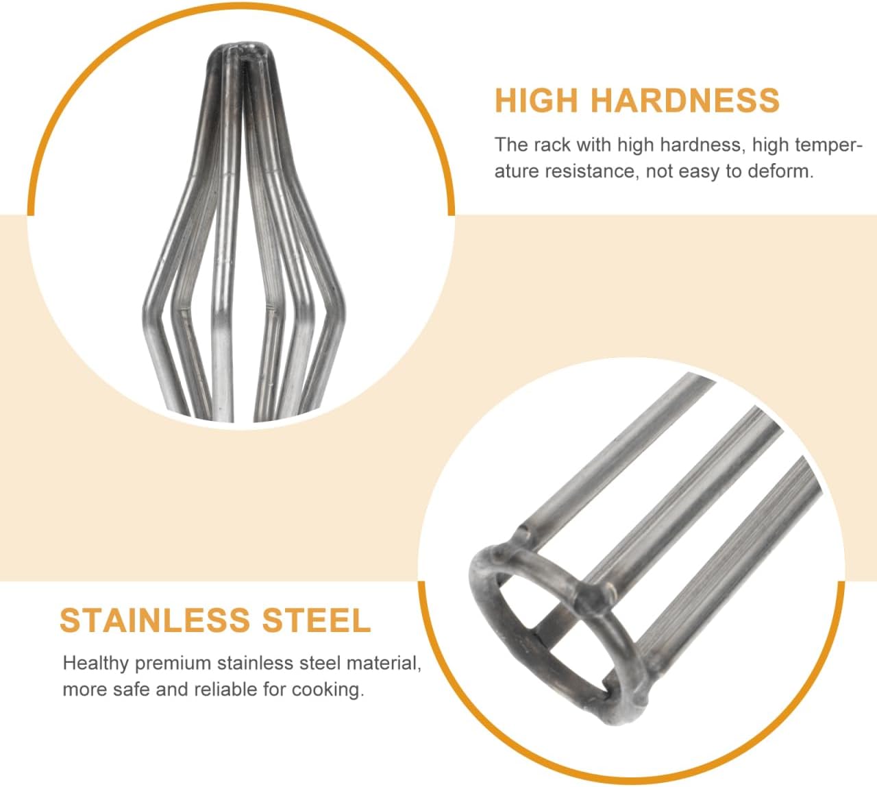 HANABASS Stainless Steel Duck Block 2-Pack Grill Racks for Peking Duck Roasting Shape-Keeping Tool Durable Heat Resistant for Home and Outdoor BBQ image 5