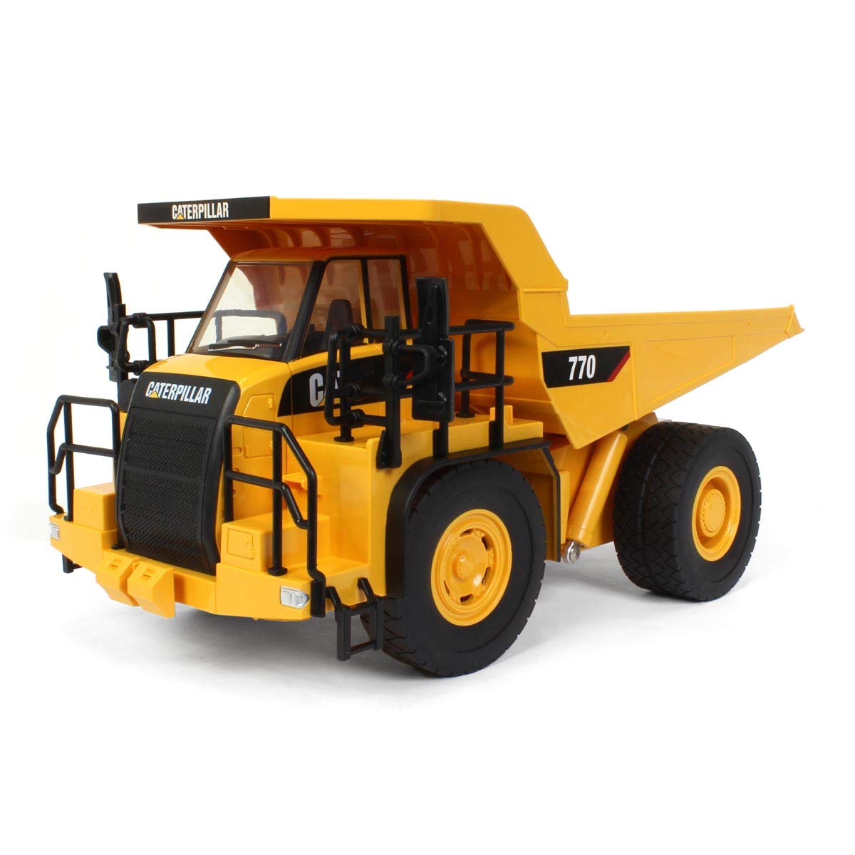 Diecast Masters 25006 - zdalnie sterowany Caterpillar RC Mining Truck 770, wywrotka CAT jako wierny szczegół, realistyczny pojazd budowlany w 1:24, ok. 33,5 x 18,5 x 16,5 cm, ok. 25 m zasięgu, 8+