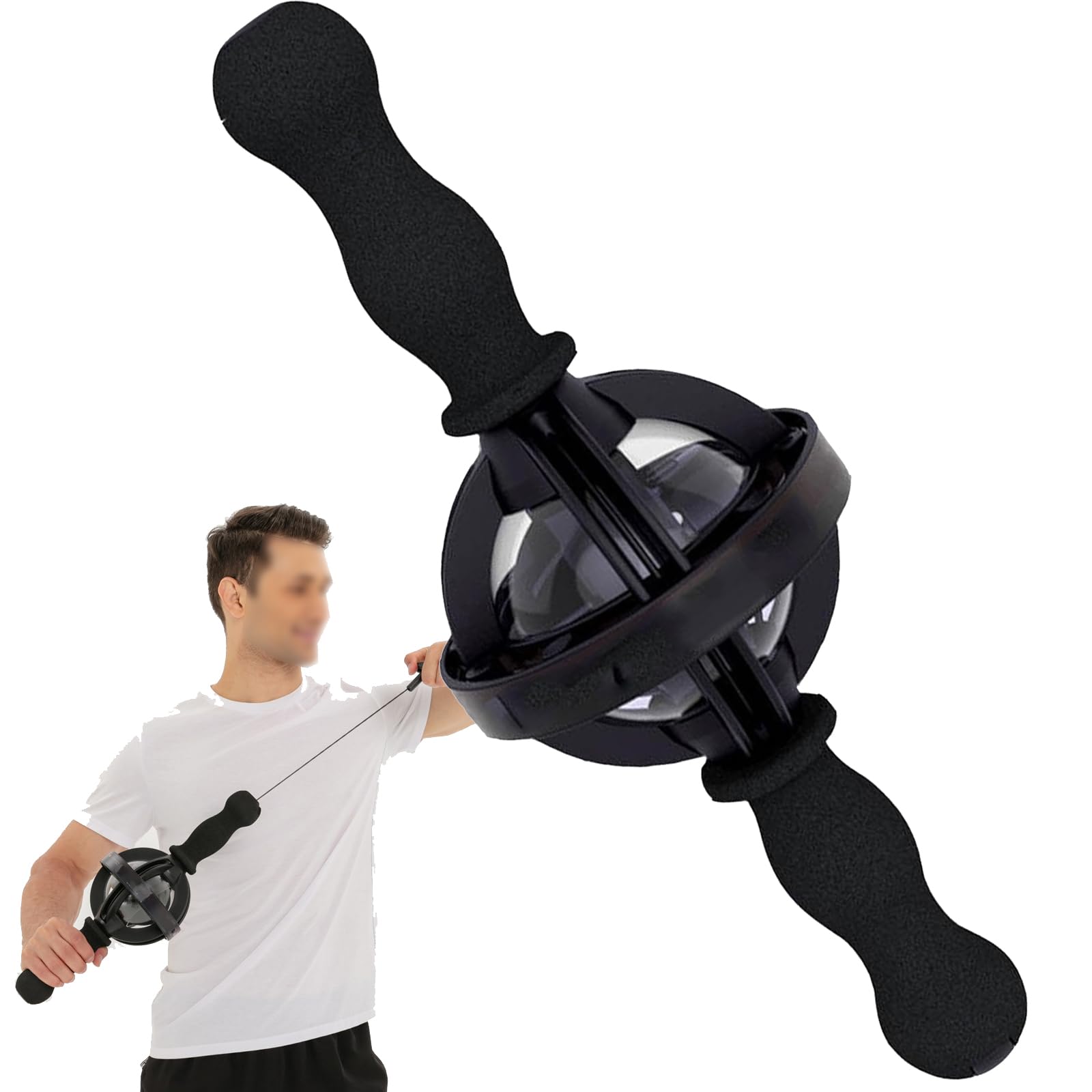 Boule de bras gyroscopique 200 kg de résistance pour musculation