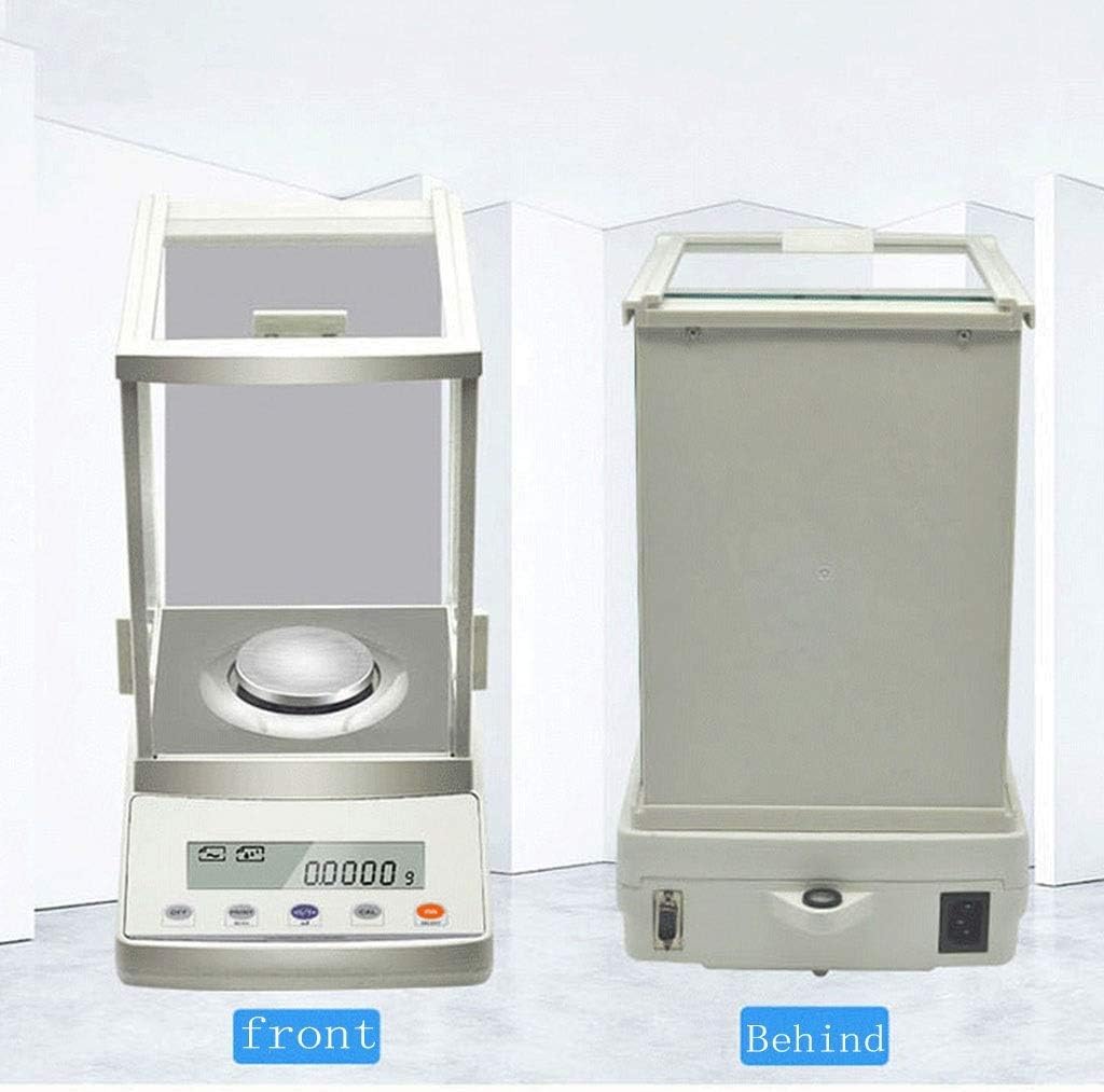 Bilancia Da Laboratorio Bilancia Analitica Di Precisione Da 1 Mg Bilancia Elettronica Per Pesatura Scientifica Centigrammo Grammo Calibrato Per Laboratori Di Chimica Gioie,One Color-110g/0.001g