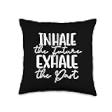 Inhale The Future, Exhalate The Throw Pillow