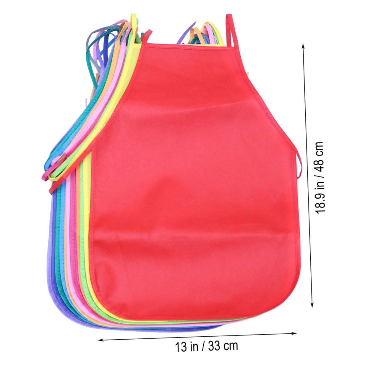 ibasenice Pièces Tablier De Chef Peinture Tablier Rouge De Peinture Pour Enfants Jeu De Simulation Dans Des Enfants Bavoirs Préscolaire Déguisement Jouer