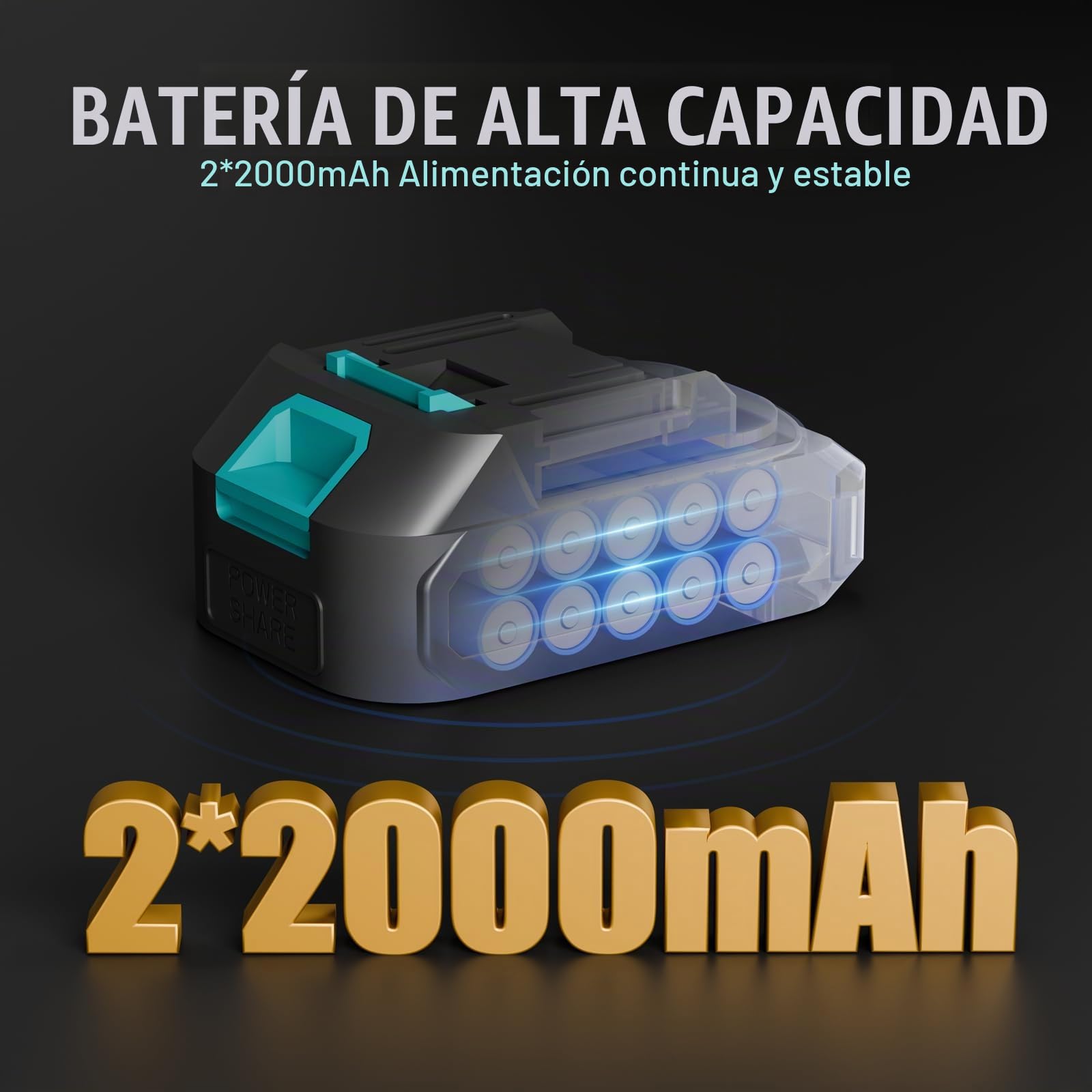 Geevorks Tijeras de Podar Electricas,Tesoura de Podar Electrica, 20 V Tijeras de Podar Bateria,Diámetro de Corte de 30 mm,con 2 x 2000mAh Baterías,Alta Eficiencia, Corte Suave