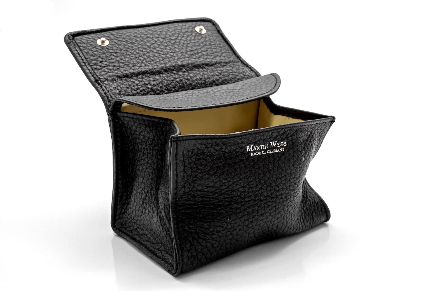 Deer T15 Stand Up Pouch / Finnish Deer Leather / Rubber Inner Lining / Made in Germany