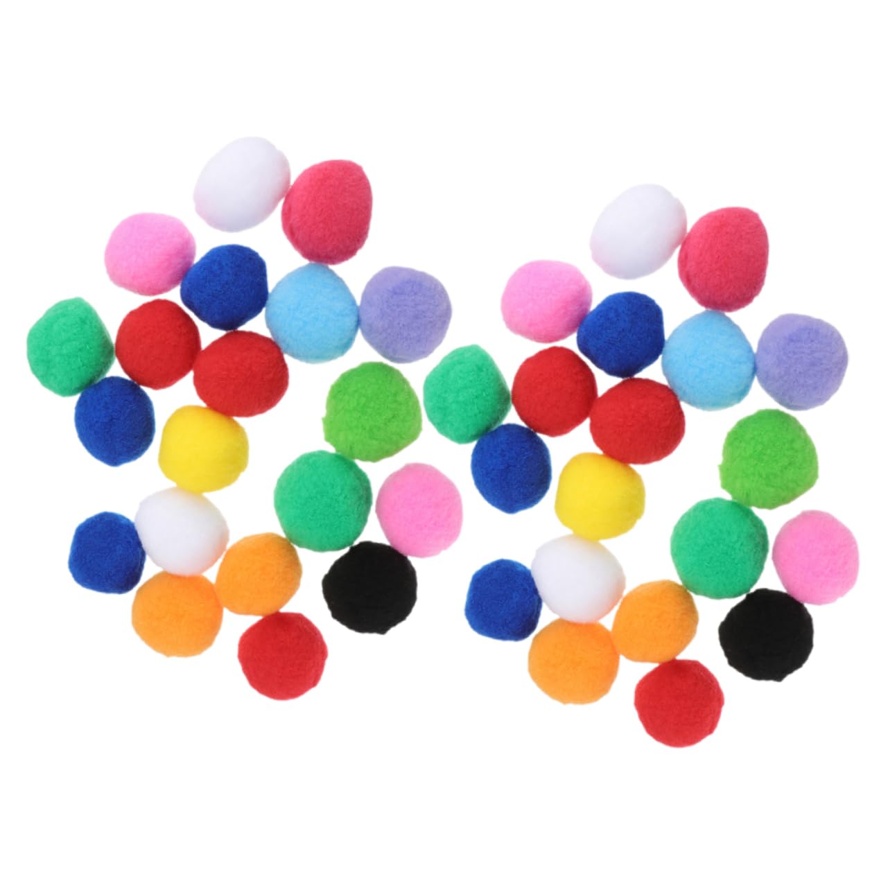 Pompons Artisanaux 4cm, 200 Pièces, Boule Duveteuse pour Loisirs Créatifs