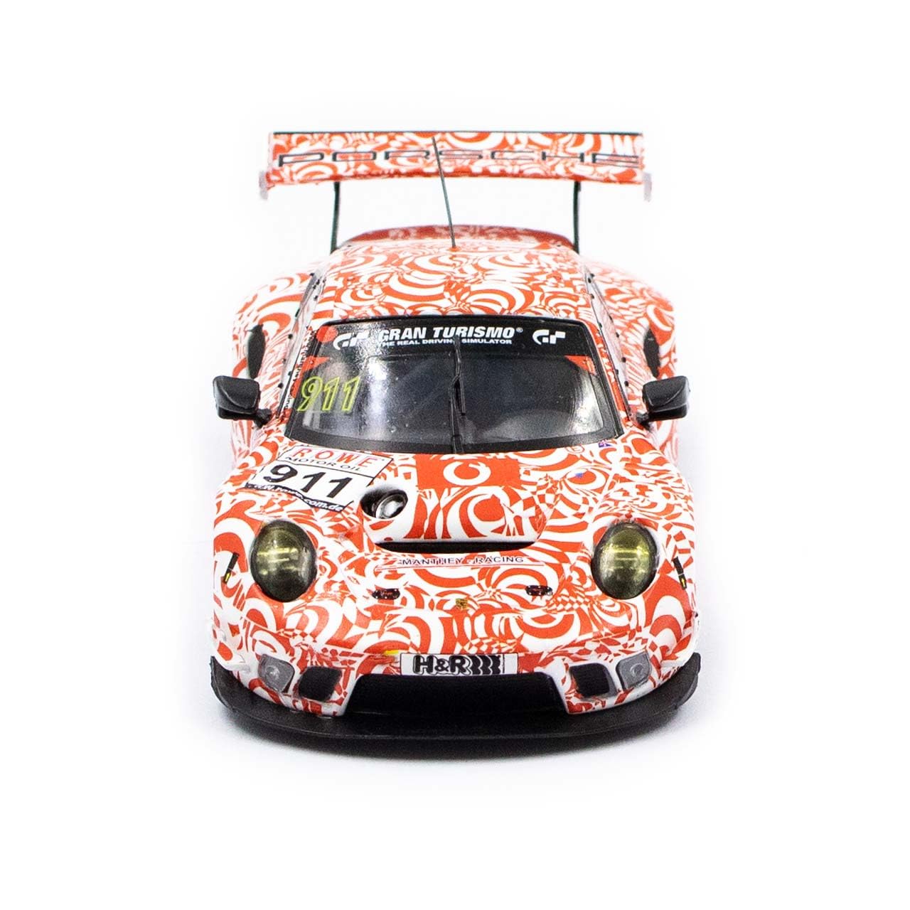 IXO Models Compatibile con Manthey Racing Porsche 911 GT3 R – 2018 VLN Nürburgring #911 effetto mimetico rosso 1:43