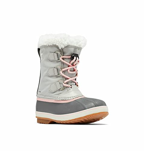 Sorel Youth Unisex Yoot PAC Nylon Waterproof Boots - Dove, Gum 2 - Size 10
