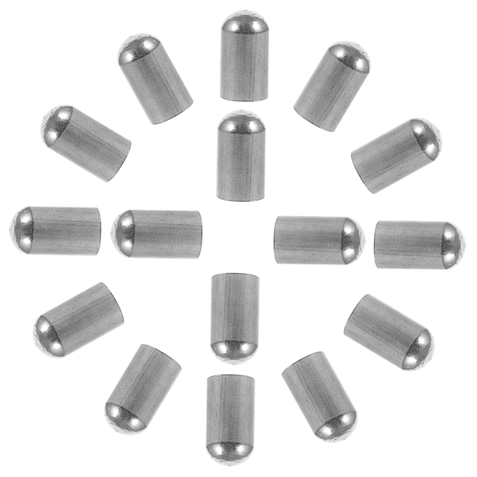 HAPINARY Rope End Cap Metal Fastener 30pcs Set Lanyard Fashionable and Portable