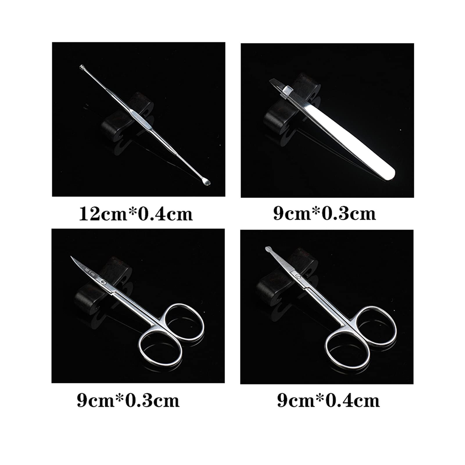 Kit de Coupe-Ongles, Ensemble de Coupe-Ongles pour Adultes, Ensemble de manucure de Voyage 7 en 1, Outils de Soins des Ongles Professionnels en Acier Inoxydable avec étui de Voyage Portable, Ensemble