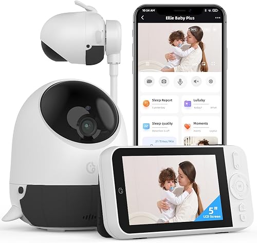 Ellie Baby Monitor with Camera and Audio WiFi Smartphone