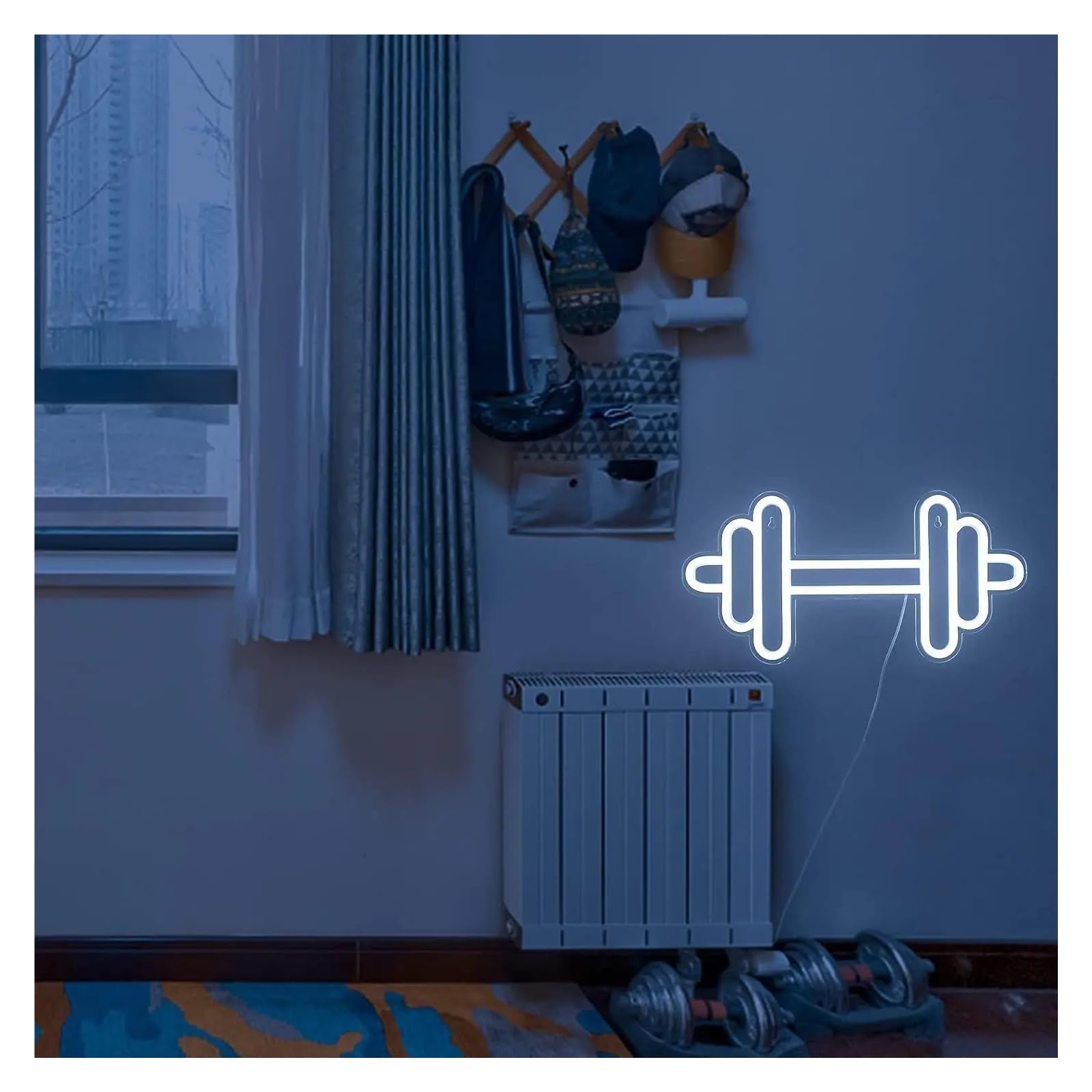 Scritta luminosa Insegne Al Neon Con Manubri, Decorazione Per Sala Giochi Per Amanti Dei Giochi, Insegne Al Neon A Alimentate Tramite USB 40x20cm
