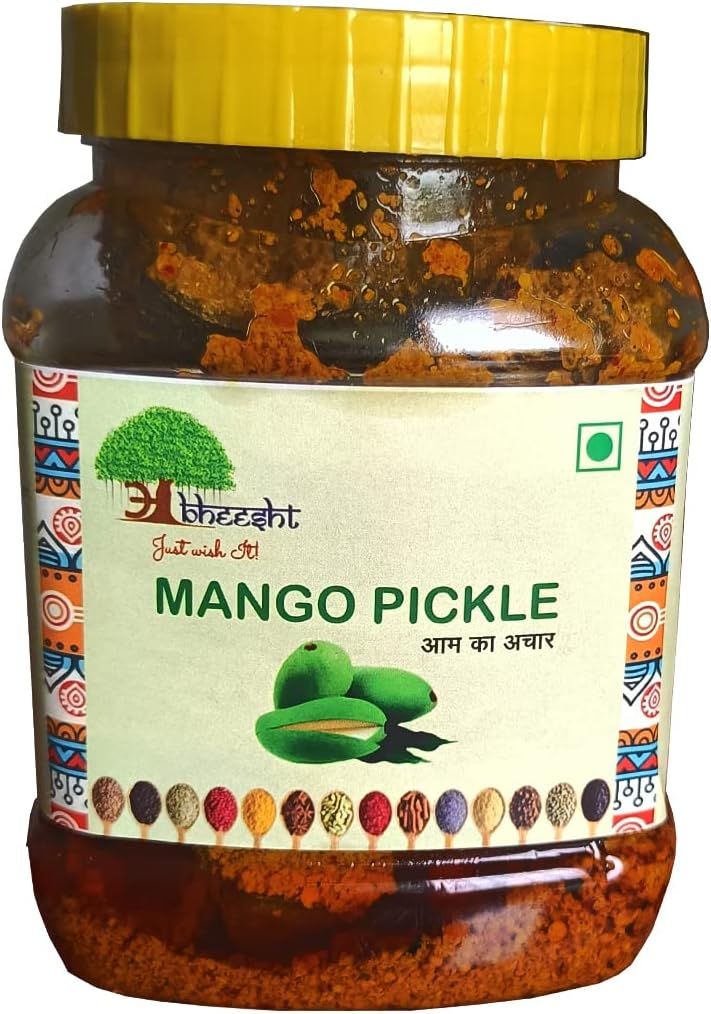 Abheesht Mango Pickle 400g | Homemade Traditional Achar | Aam Ka Achar | Pickles in Mustard Oil