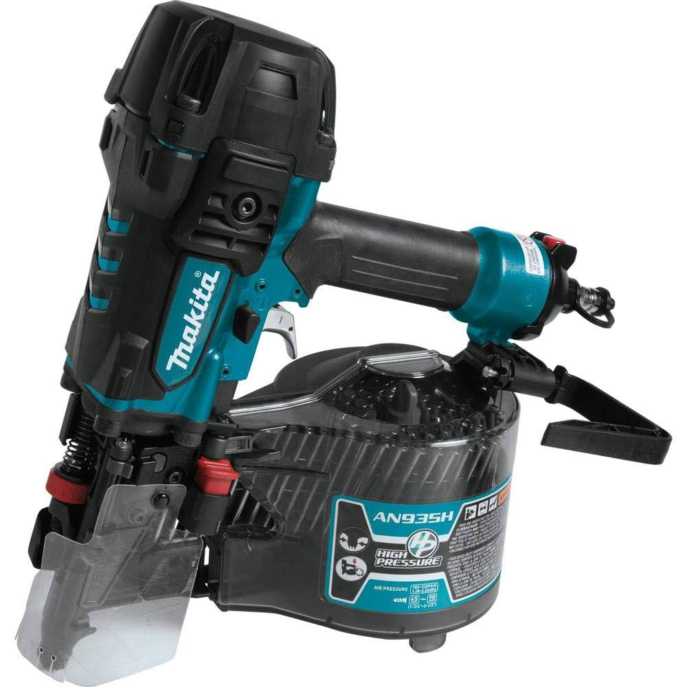 Amazon | マキタ(Makita) 90mm 高圧エア釘打 (赤) エアダスタ付