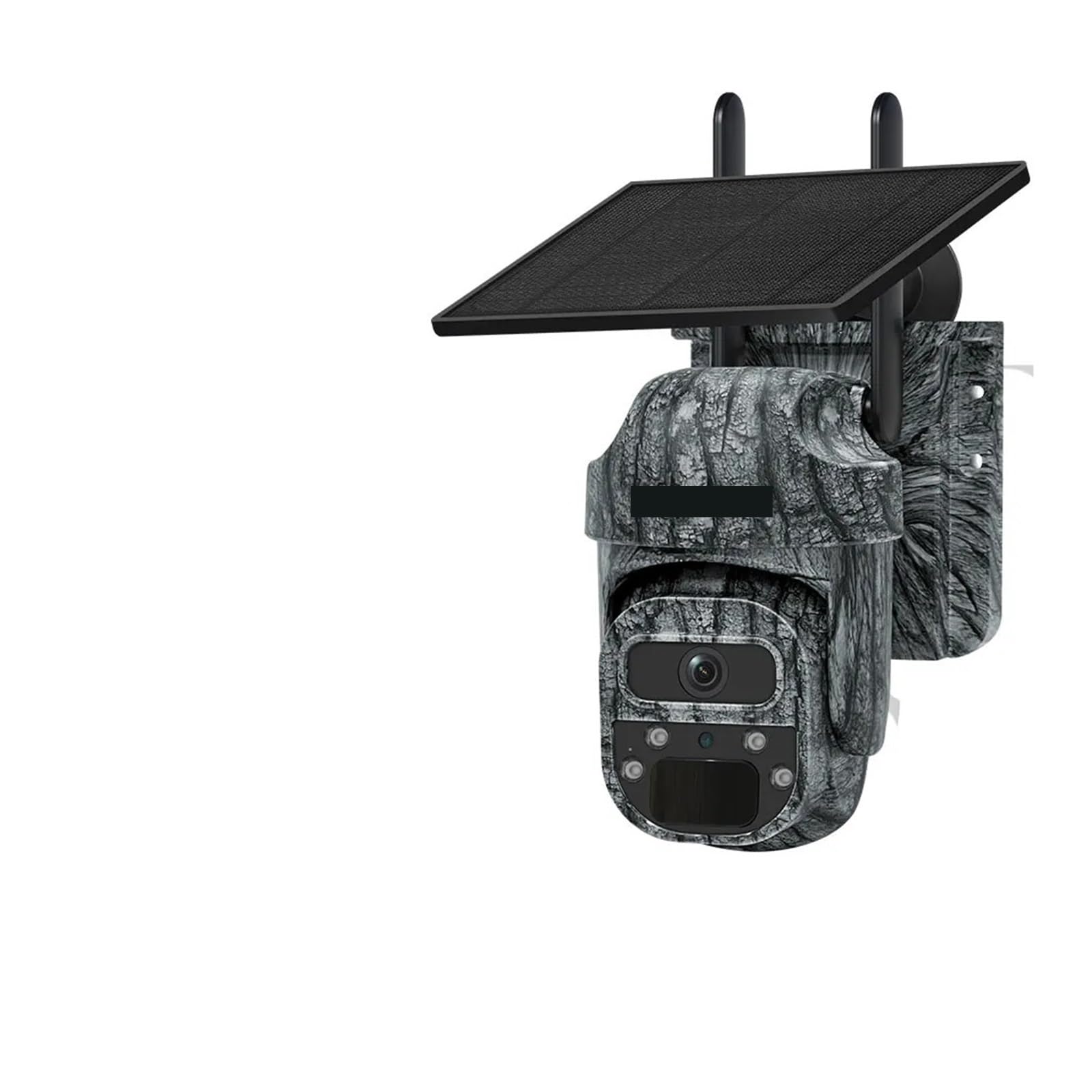 Oshpmbdlyfj 4Mp 4G Solar Camera Outdoor 12Mp 6K Dual Screen Wifi / 4G Sim Monitor Ip66 Pir Human Detection Security Camera Camouflage Forest(4Mp 4G)