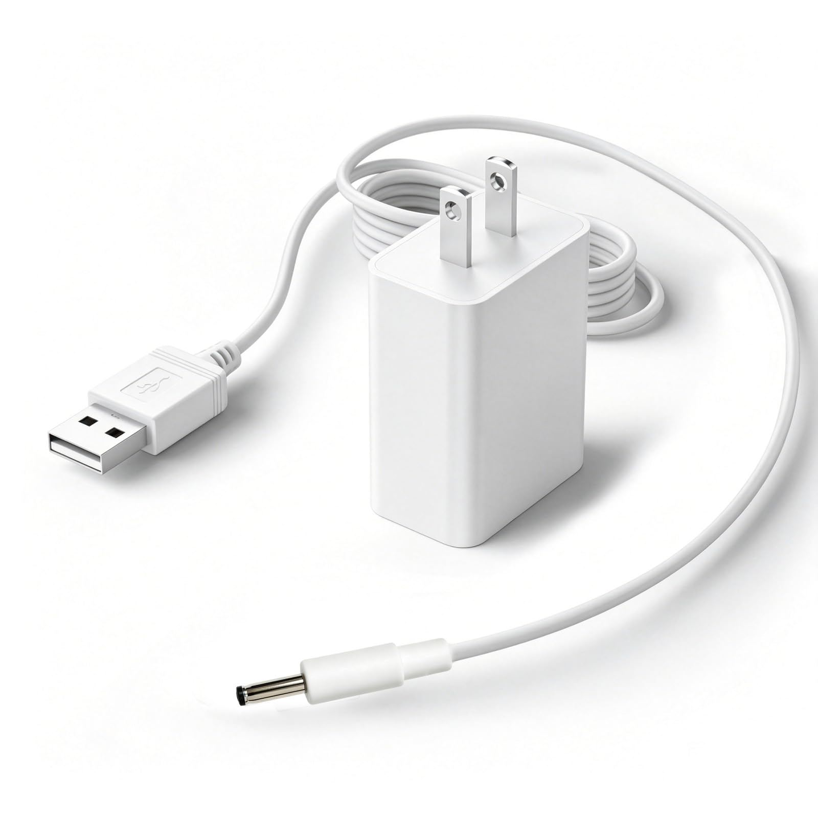 Mrgru Cargador y cable de repuesto de 5 V para Bitvae Electric Toothrush compatible con D2/R1/R2/S2, C2/C5/C6 Water Dental Flosser USB Cable de carga Fuente de alimentación