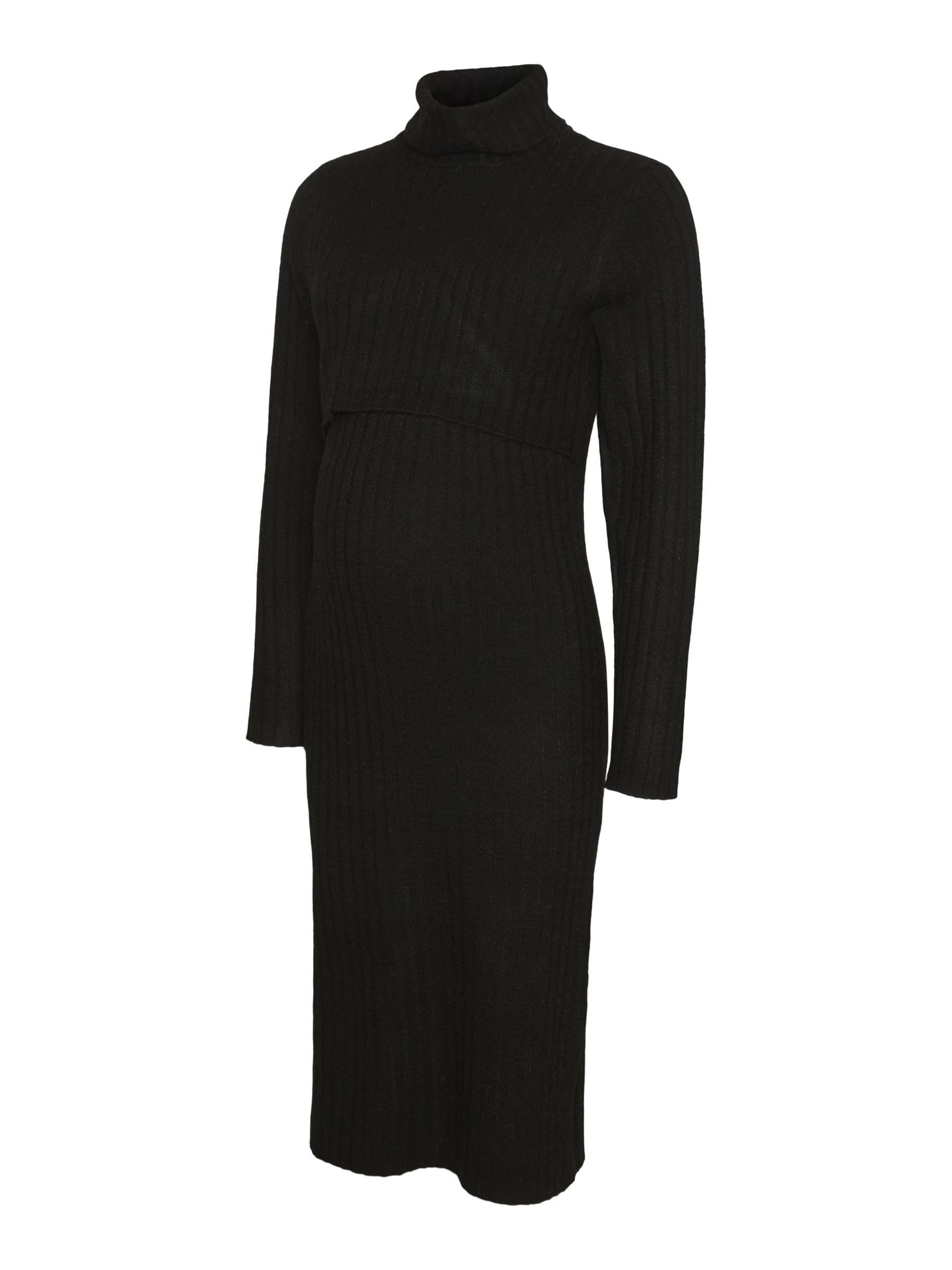 Mamalicious Mlsuniva June LS Knit Midi Dress 2f Noos Mlsuniva June LS Knit Midi Dress 2F Noos Donna (Pacco da 1)