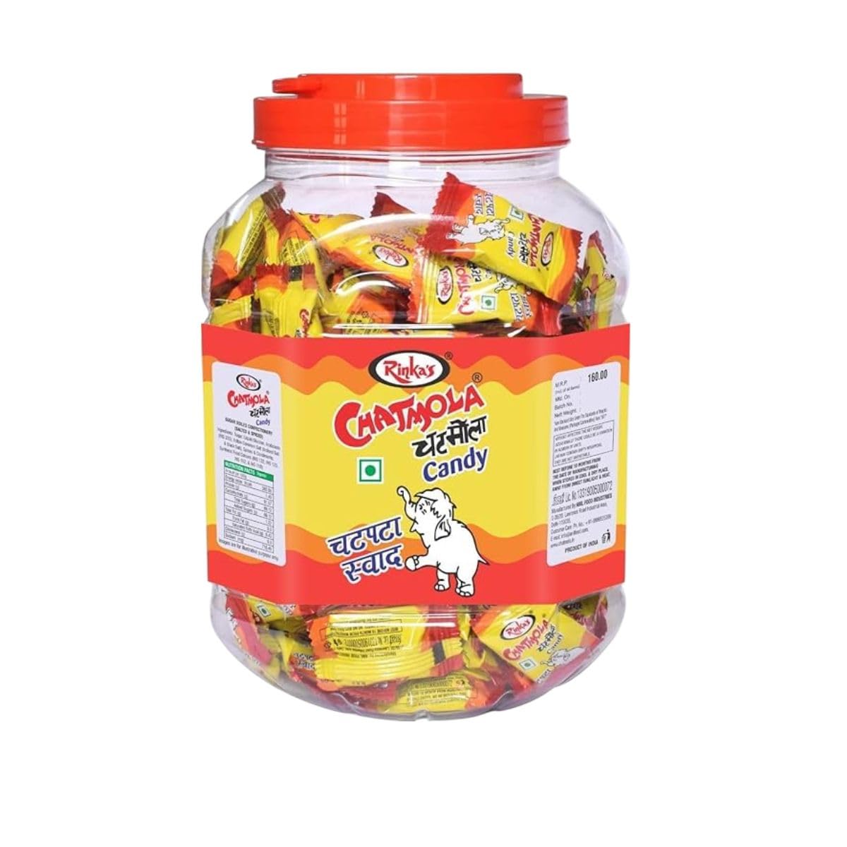 Rinkas Fruit Flavoured Khatti Mithi Goli | Sweet & Tangy Chatmola Candy for Kids & Adults | Tasty Digestive Candy | Ideal After-Meal Treat | Fun Indian Snack | Travel-Friendly Pack