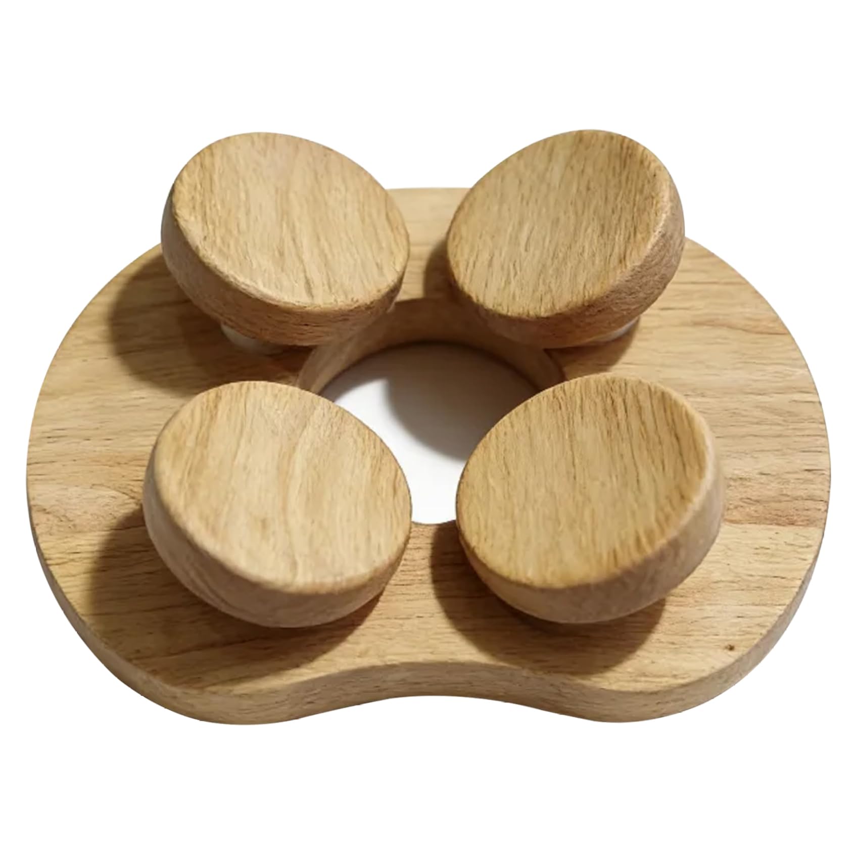 Almohada para sauna, reposacabezas de madera para sauna con diseño giratorio para soporte para el cuello, almohada ergonómica cervical para spa en el hogar y uso en la habitación, reposacabezas