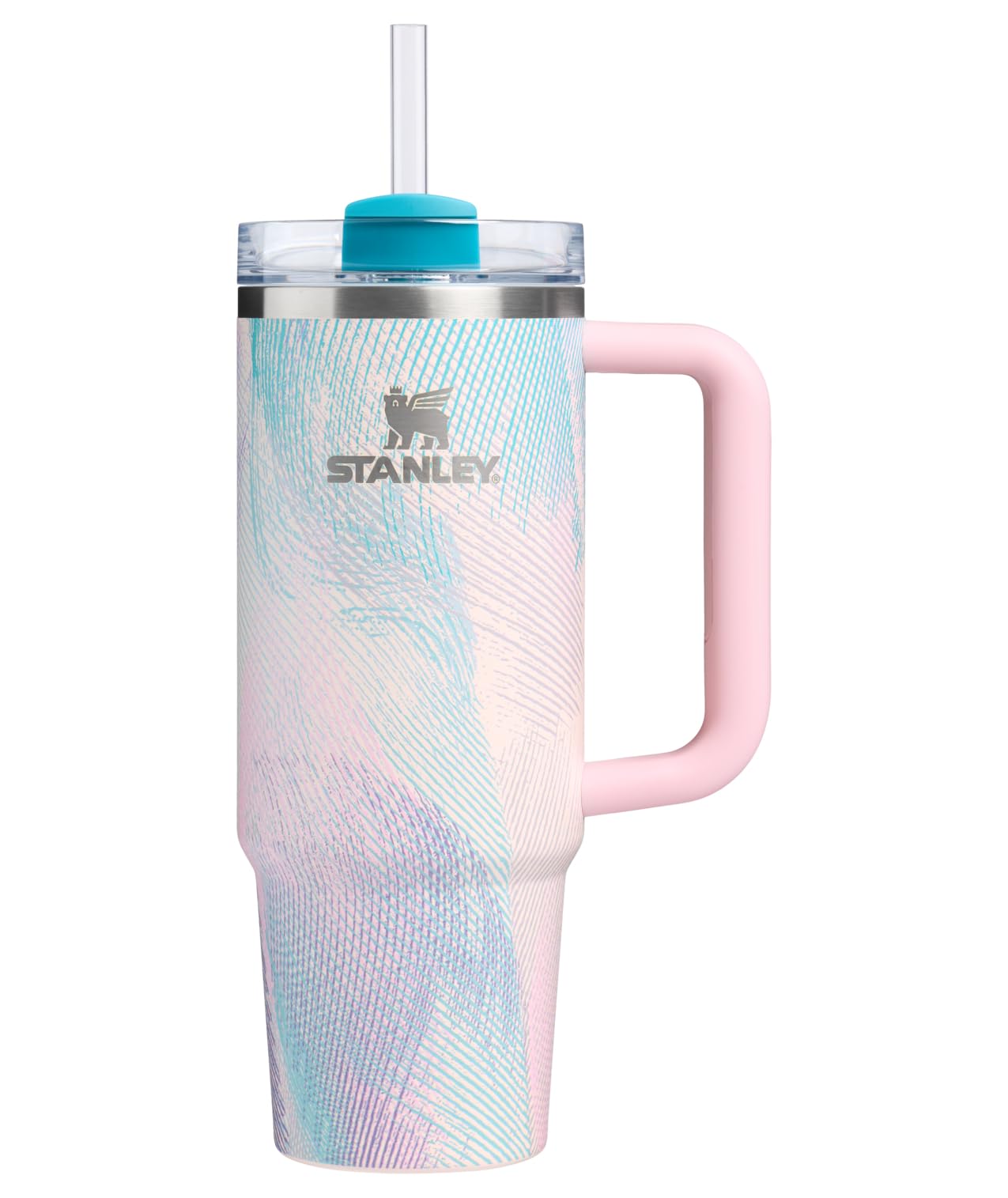 STANLEY Quencher H2.0 Tumbler with Handle and Straw 30 oz | Flowstate 3-Position Lid | Cup Holder Compatible for Travel | Insulated Stainless Steel Cup | BPA-Free | Sea Glass Plume — image 1