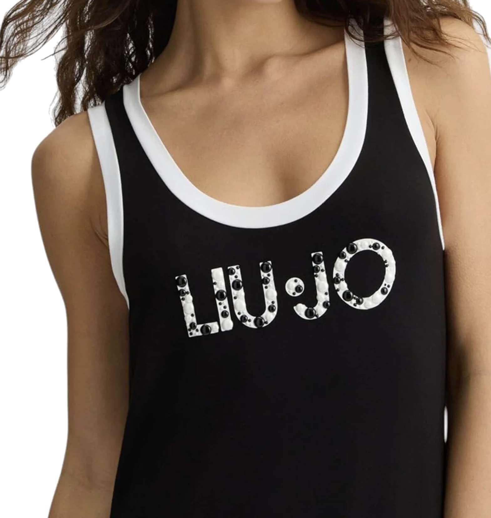 Abito donna Liu Jo nero/bianco ES25LJ23 VA5134 JS360 M