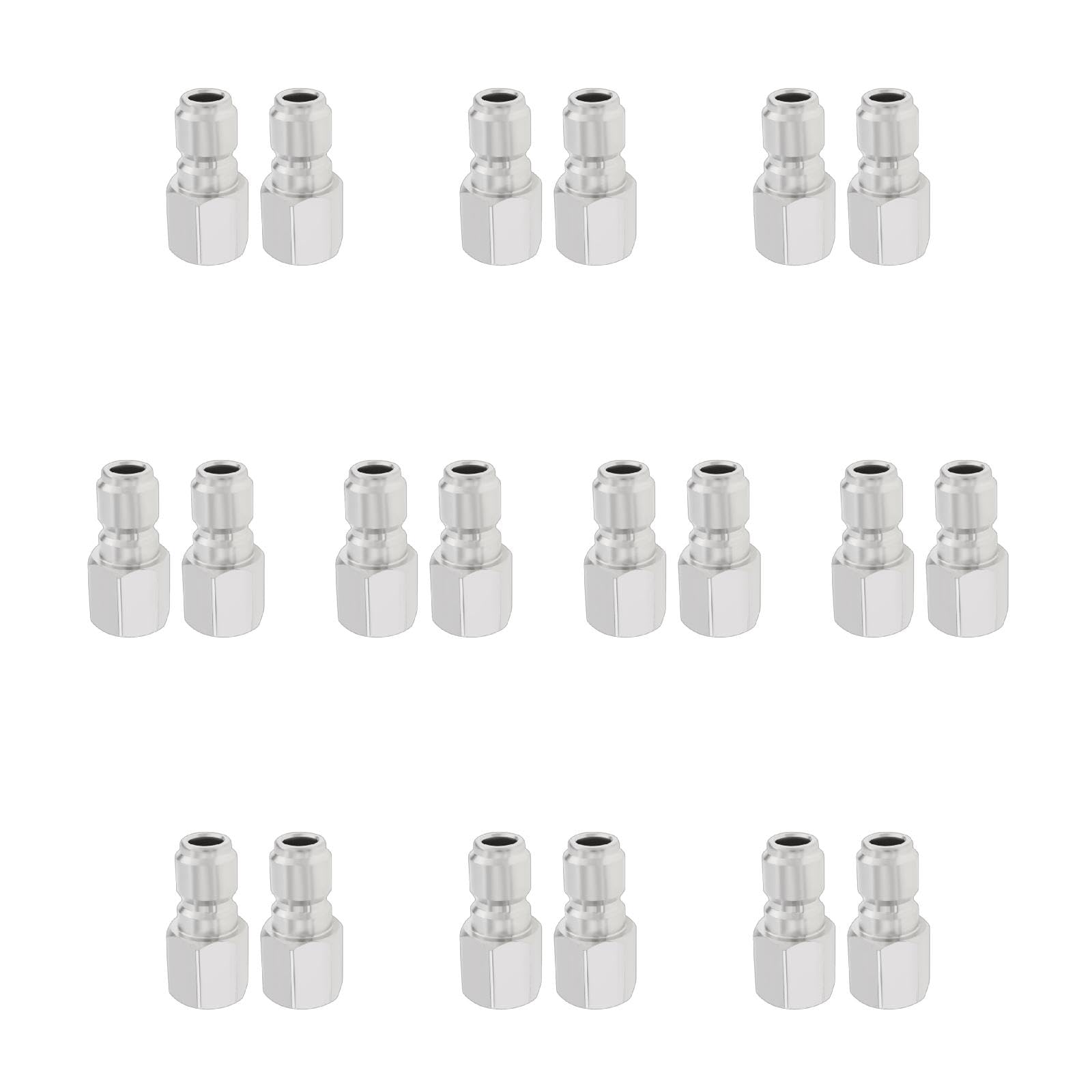 Raccord rapide 3/8 NPT femelle lot de 2 pour stopper les fuites de nettoyeur haute pression