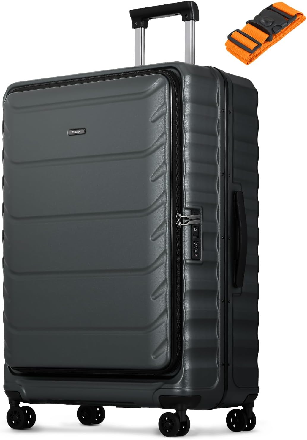 CENSIEN 28 Inch Aluminum Frame Checked Luggage