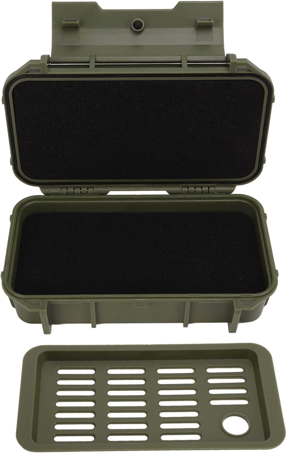 Hapivida Waterproof Dry Box Protective Case, 2Pcs Outdoor Shockproof Boxs ABS Plastic Storage Tool Box for Camping Fishing Hiking Water Sports