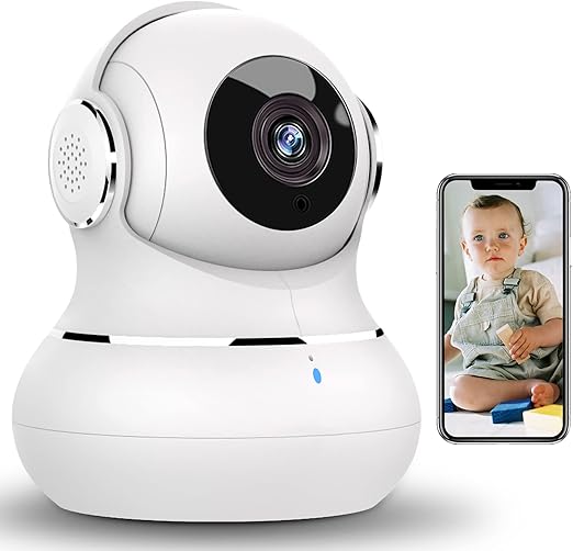Little elf Indoor Security Camera,2K Pet Cameras with Phone App for Dog