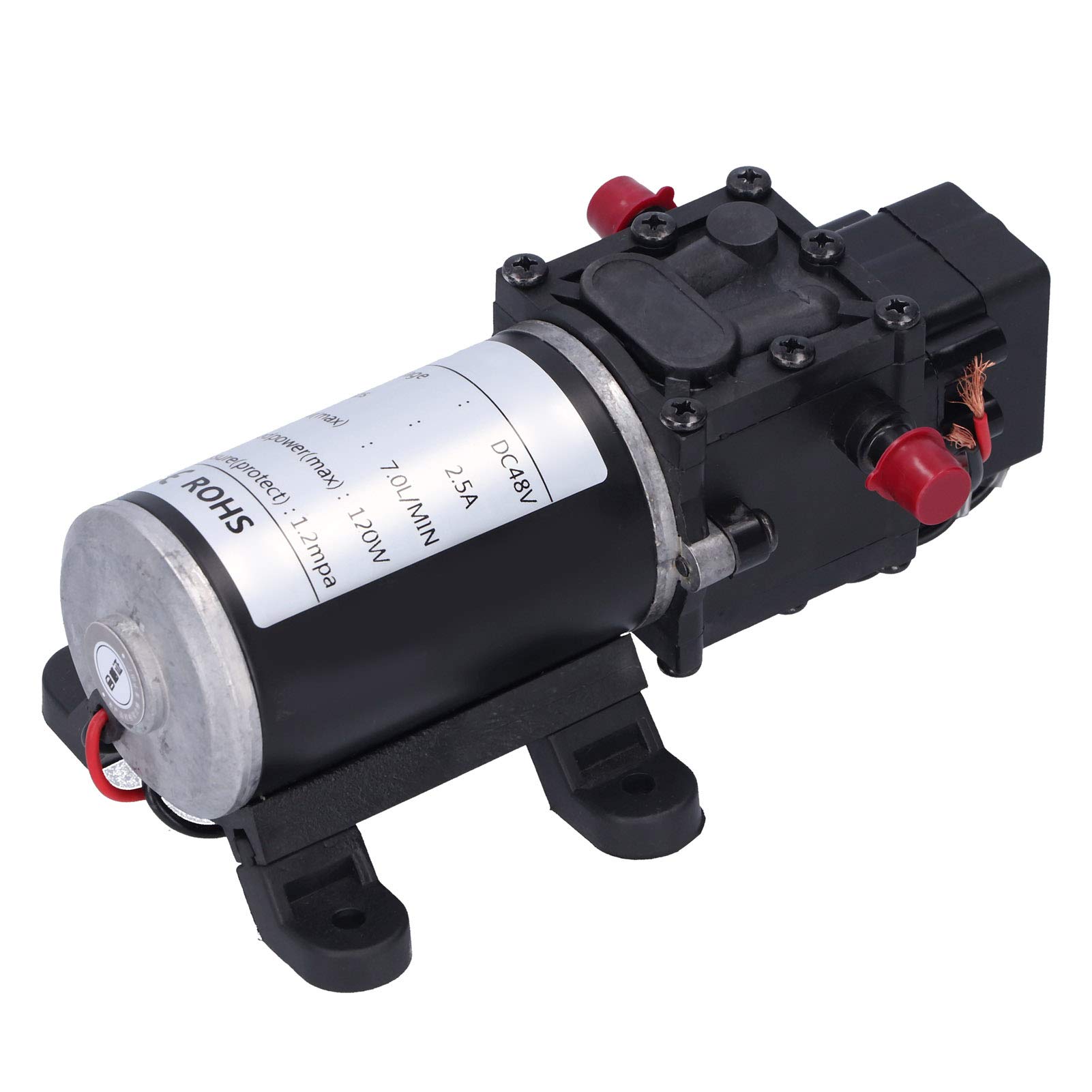 DC48V 120W Intelligent Diaphragm Pump High Pressure Garden Tool Accessories for Efficient Liquid Transportation