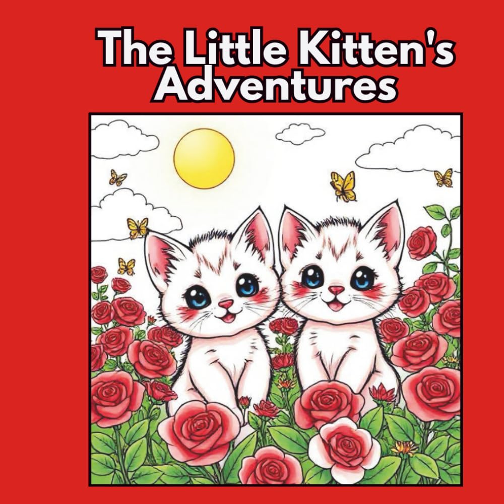 The Little Kitten’s Adventures: Whimsical Cat Scenes to Color for Kids and Adults: Cute and relaxing kitten scenes — cafes, gardens, reading corners, cozy adventures and more