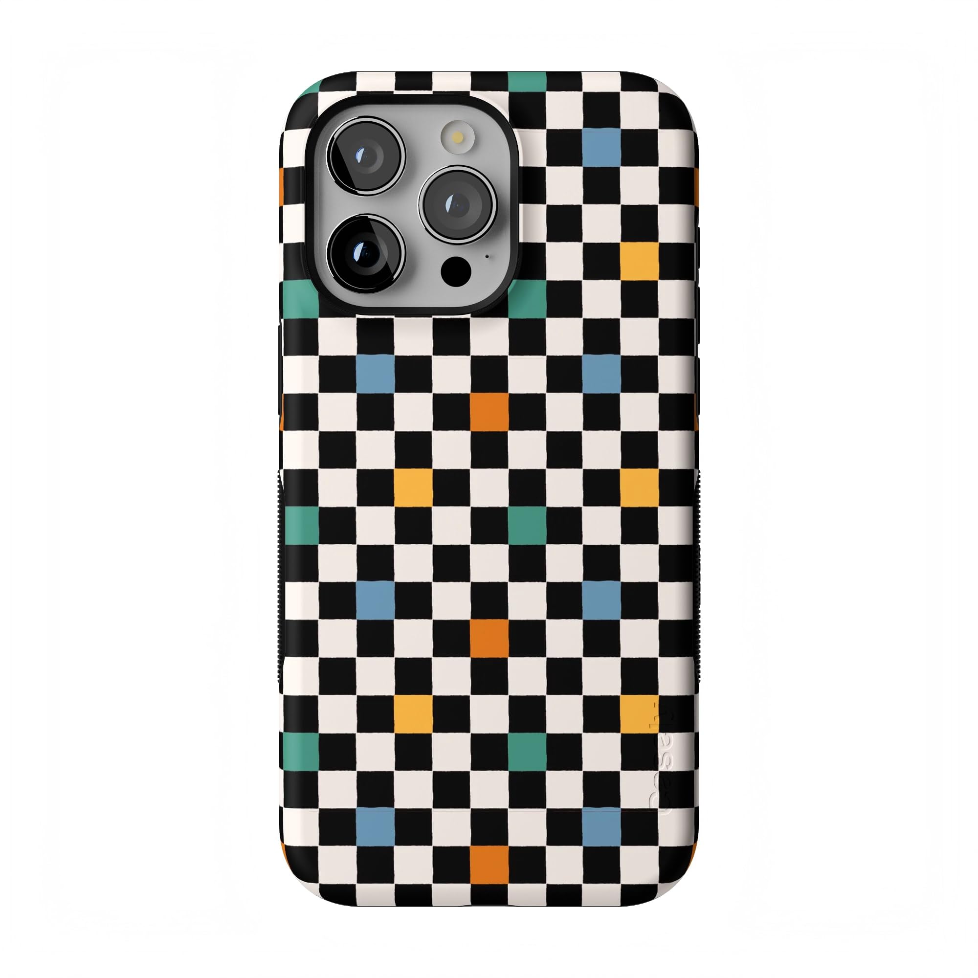 Casely iPhone 15 Pro Max Case | Old Skool | Retro Checkerboard | Compatible with MagSafe | Bold Protective Design