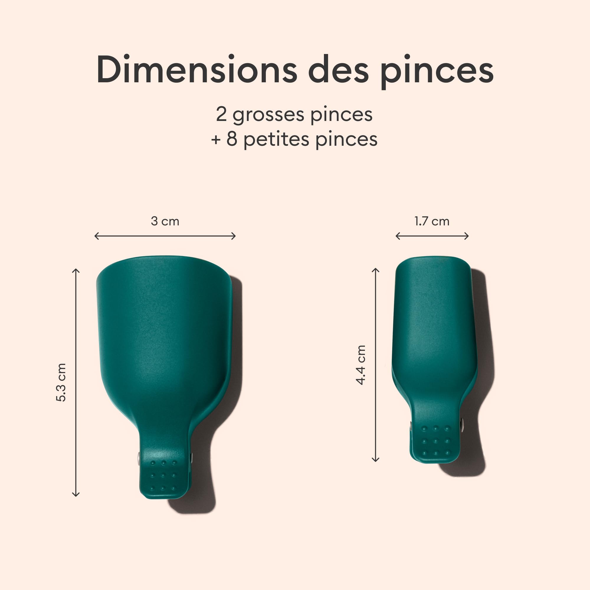 Manucurist - 10 Pinces de Retrait Pieds - Accessoire pour Retirer le Vernis Semi Permanent des Pieds - Retrait Doux Sans Acétone ni Ponçage - Réutilisables à vie