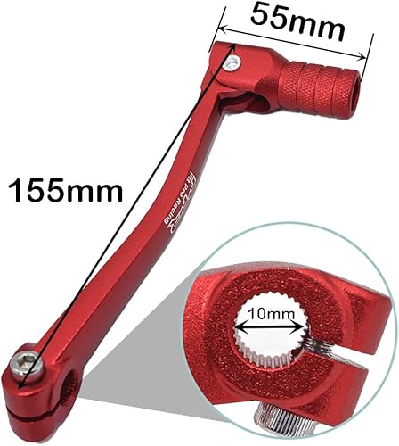 Miniatura 2 de Palanca de cambios de aluminio CNC, palanca de cambios plegable para 50 cc, 110 cc, 250 cc, CRF50 XR50 XR CRF Dirt Pit Monkey Bike Motocicleta ATV