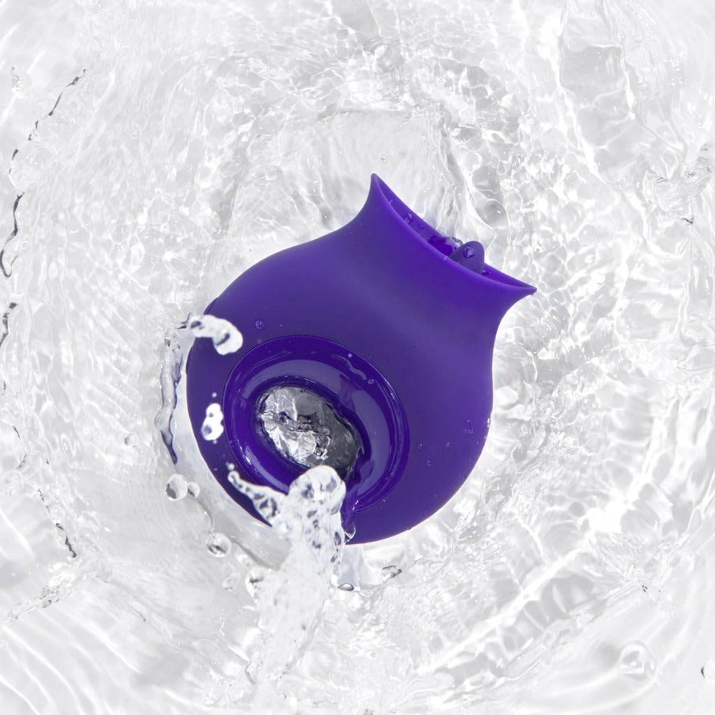 Platanomelón - Vibrador Clitorial con Textura Ultrasedosa, 6 Patrones de Movimiento y 3 Intensidades de Vibración, Sumergible y Recargable - Coco